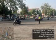 Implementasikan Comander Wish Kapolda Jateng, Personel Polres Pekalongan Kota melaksanakan Strong Point Pagi