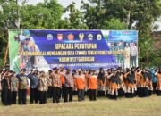 Upacara Penutupan TMMD Sengkuyung Tahap III Tahun 2024 di Desa Monggot