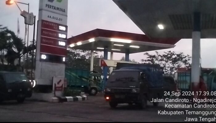 Wow,  SPBU 44.562.09 Candiroto Diduga Jadi Sarang Pengangsu BBM  Subsidi, SBM Pertamina Harus Cek CCTV