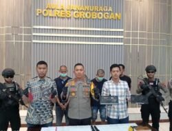 Komplotan Curanmor yang Beroperasi di Grobogan Diamankan Polres Grobogan