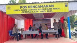 Operasi Lilin Candi 2024, Polres Kendal Tingkatkan Kewaspadaan di Pos Pam Strategis