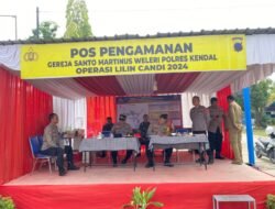 Operasi Lilin Candi 2024, Polres Kendal Tingkatkan Kewaspadaan di Pos Pam Strategis