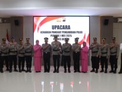 Wujud Penghargaan Atas Pengabdian, Polres Demak Gelar Upacara Kenaikan Pangkat Anggota