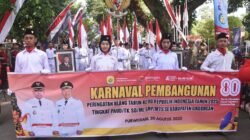 Pawai Karnaval Pembangunan Kabupaten Grobogan Dalam Rangka HUT RI KE- 80 Tahun 2025