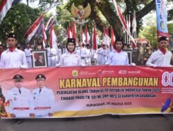 Pawai Karnaval Pembangunan Kabupaten Grobogan Dalam Rangka HUT RI KE- 80 Tahun 2025