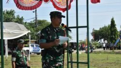 Dandim Grobogan  Pimpin Upacara Penutupan TMMD Sengkuyung Tahap III Di Desa Tunjungharjo Kecamatan Tegowanu