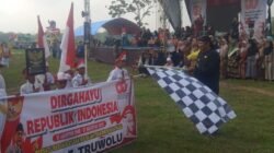 Desa Trowolu Kecamatan Ngaringan Kabupaten Grobogan Gelar Pawai Karnaval Bersama Untuk Maju